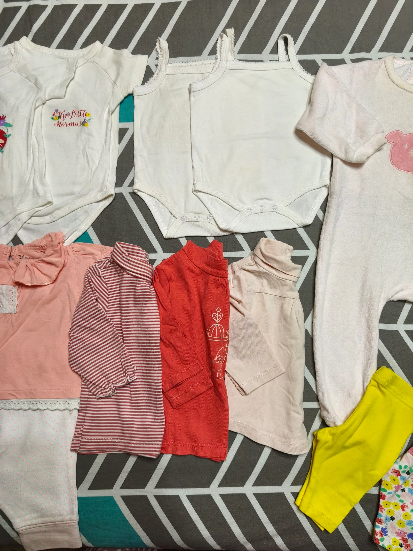Lote 11 peças bebé menina 1-3 meses | Lot bébé fille – photo 4